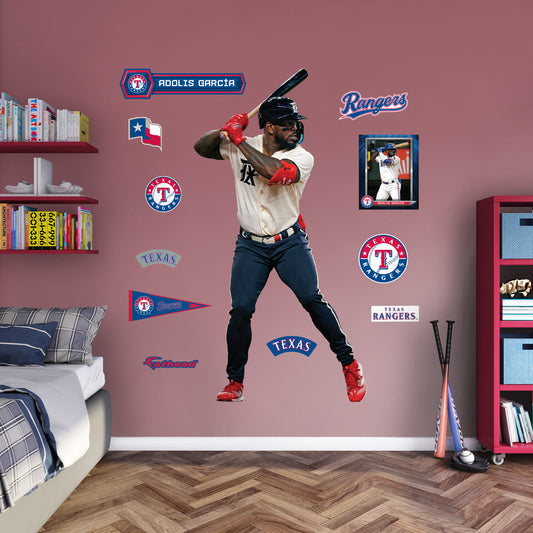 Texas Rangers: Adolís Garcia  City Connect        - Officially Licensed MLB Removable     Adhesive Decal