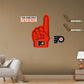 Philadelphia Flyers:    Foam Finger        - Officially Licensed NHL Removable     Adhesive Decal