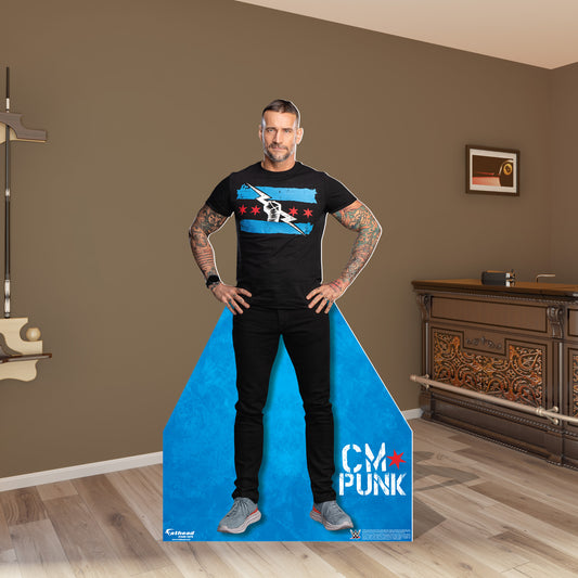 CM Punk Life-Size   Foam Core Cutout  - Officially Licensed WWE    Stand Out
