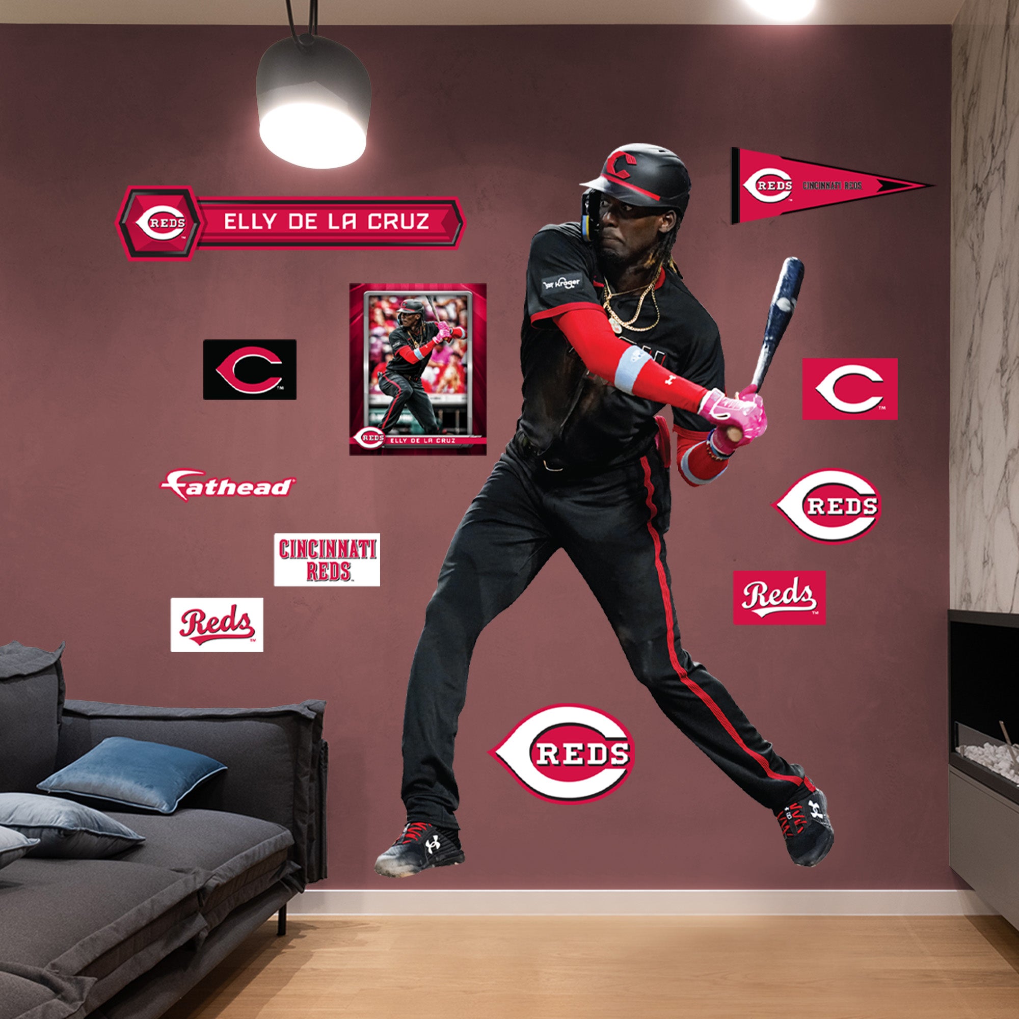 Cincinnati Reds: Elly De La Cruz 2023 Slide - Officially Licensed MLB –  Fathead