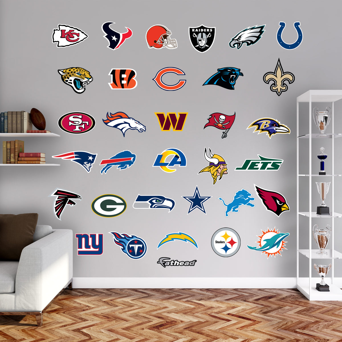 Fathead NFL Team Logo Wall Decal