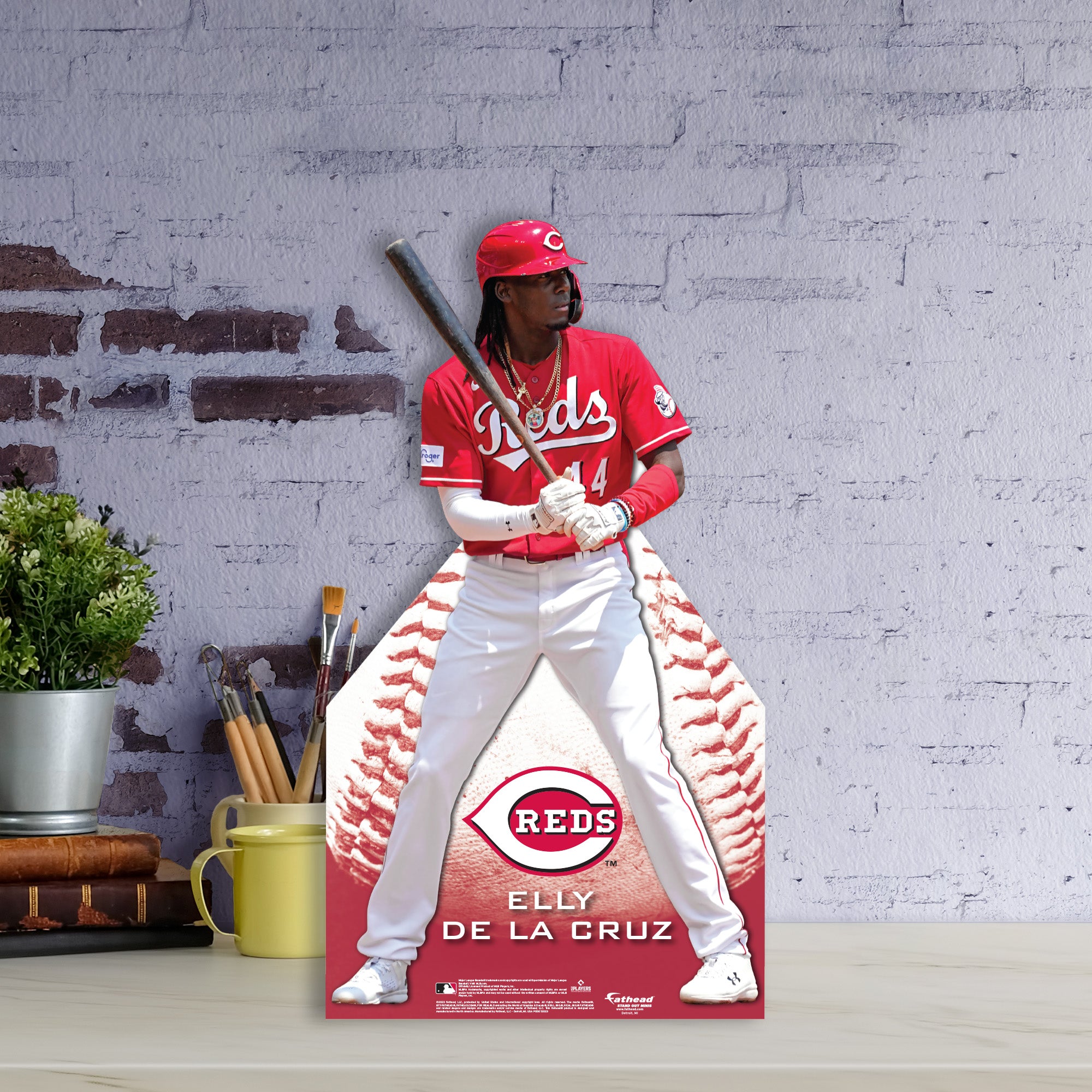 Cincinnati Reds: Elly De La Cruz 2023 Swing - Officially Licensed MLB –  Fathead