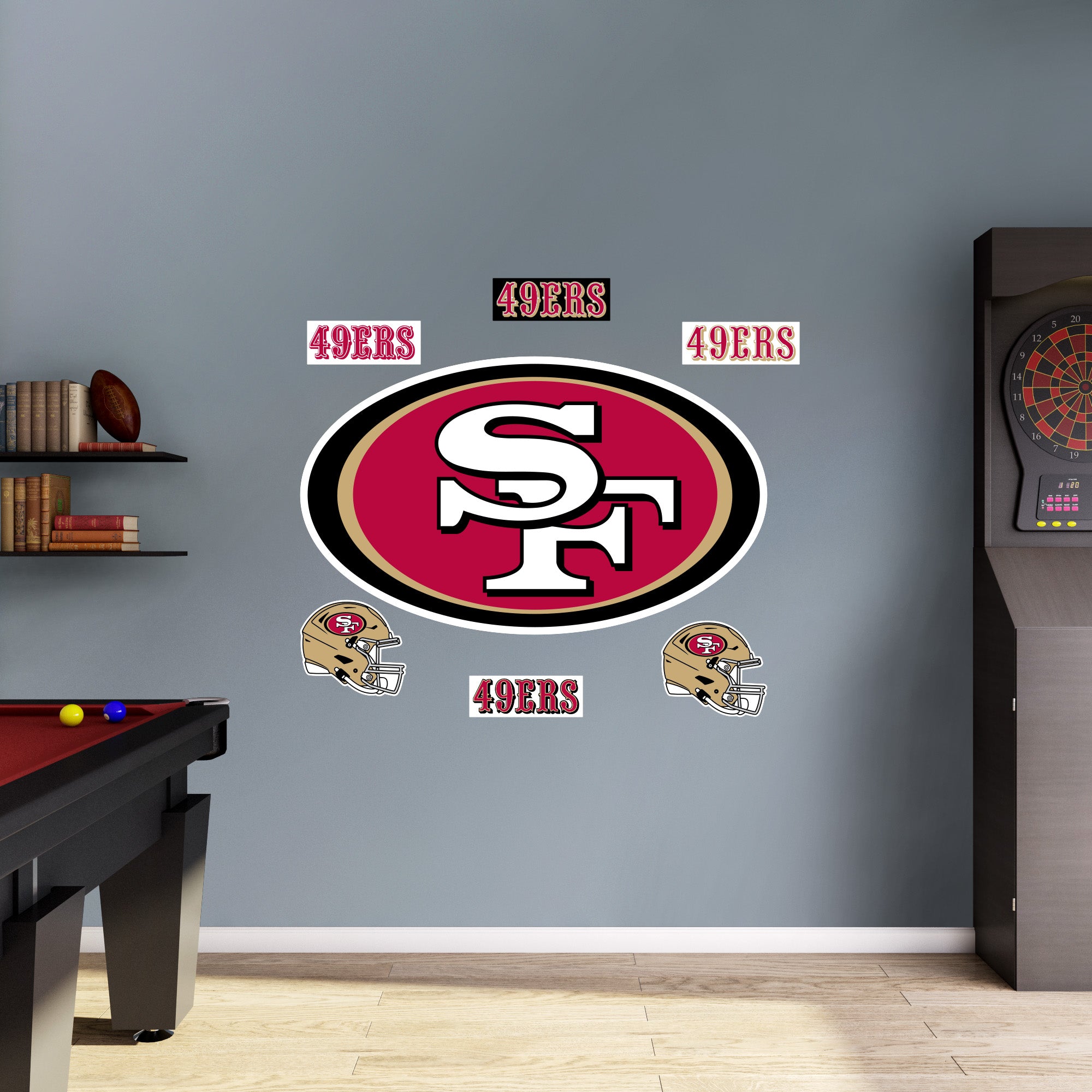 San Francisco 49ers: 2022 Logo - Officially Licensed NFL Removable