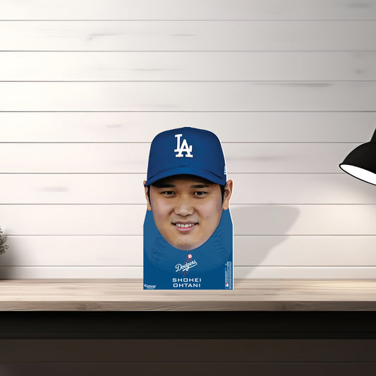 Los Angeles Dodgers: Shohei Ohtani Face  Mini   Cardstock Cutout  - Officially Licensed MLB    Stand Out