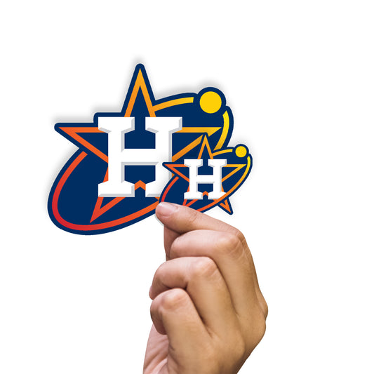 Houston Astros:   City Connect Logo Minis        - Officially Licensed MLB Removable     Adhesive Decal