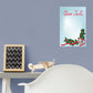 Christmas:  Bell Dry Erase        -   Removable     Adhesive Decal