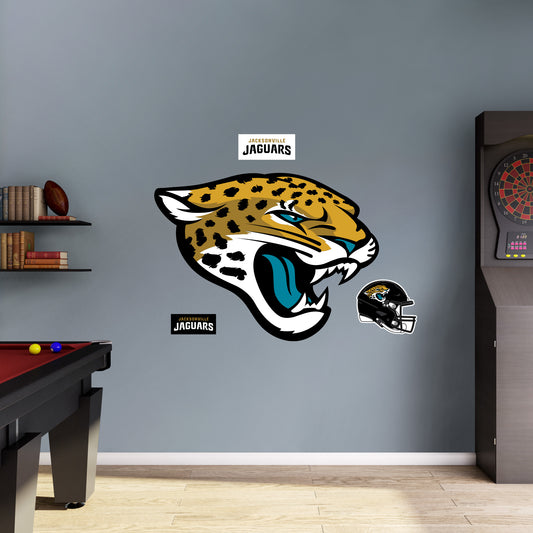 Jacksonville Jaguars:   Logo        - Officially Licensed NFL Removable     Adhesive Decal
