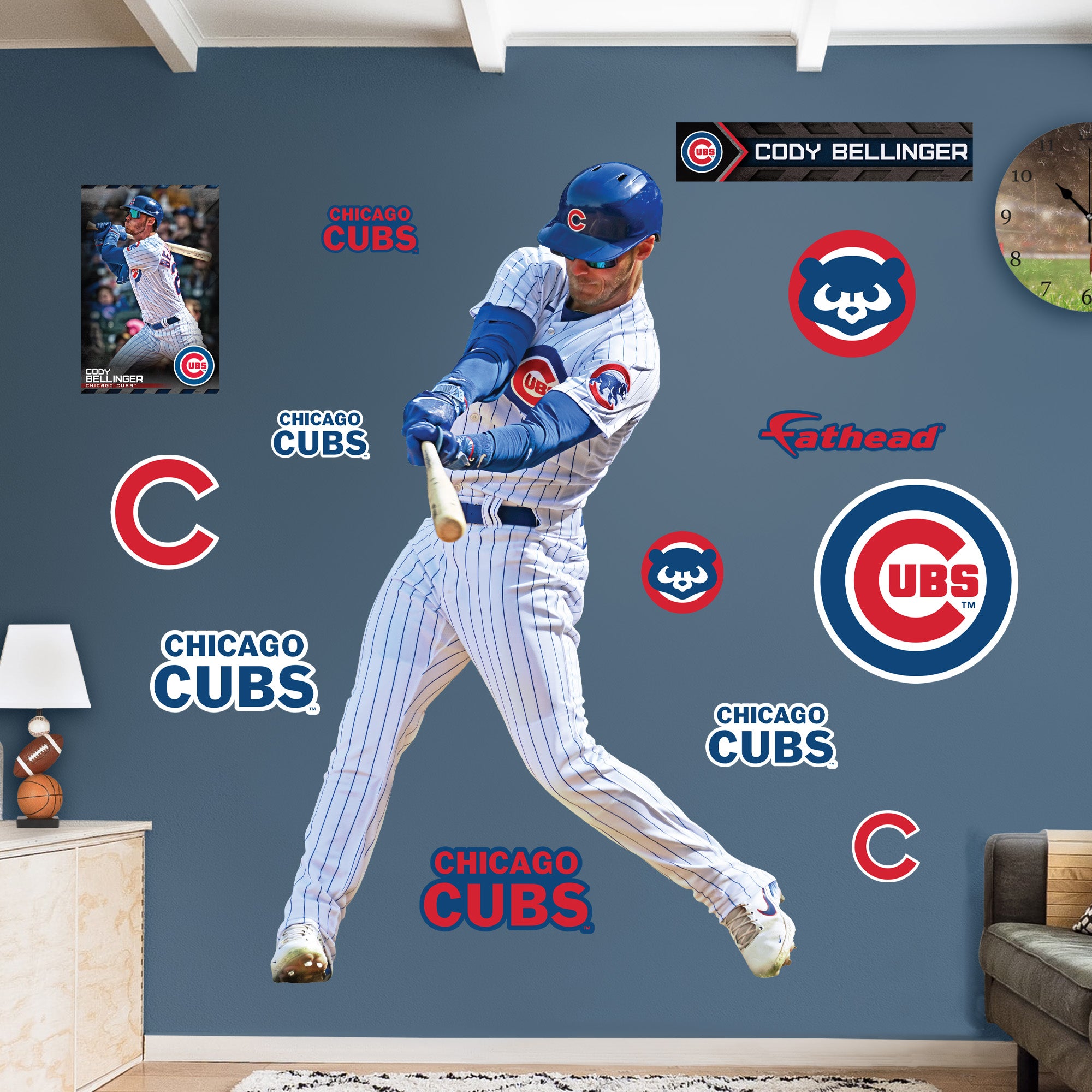 Chicago Cubs: Cody Bellinger 2023 Life-Size Foam Core Cutout - Officia –  Fathead