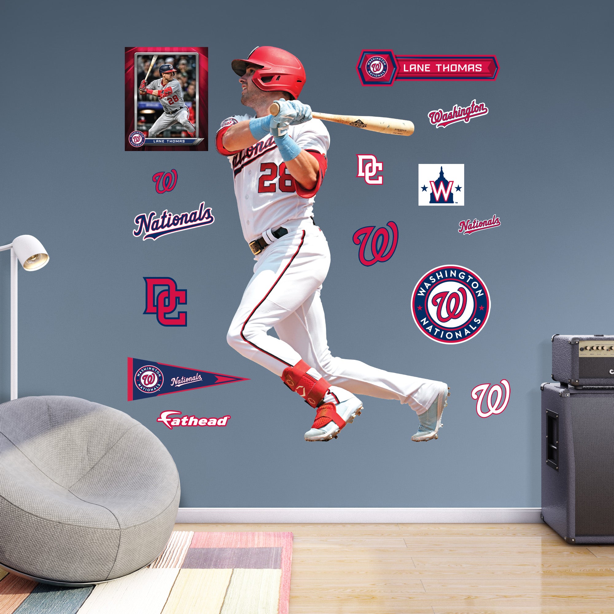 Washington Nationals: 2023 City Connect Logo - Officially Licensed MLB –  Fathead