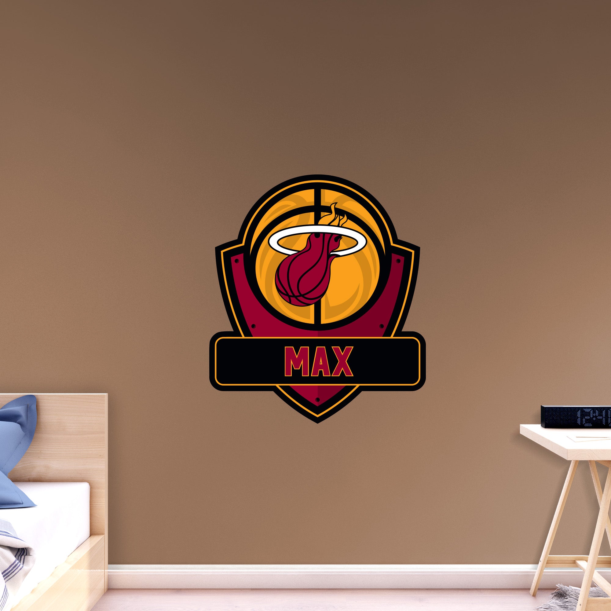 Fathead Miami Heat Logo Wall Decals - Bed Bath & Beyond - 9536362