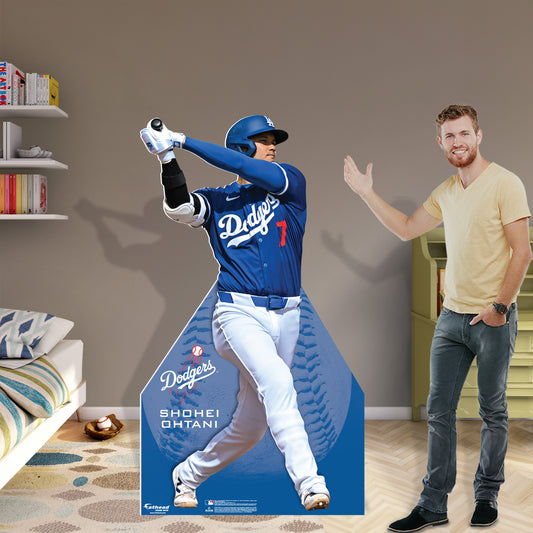 Los Angeles Dodgers: Shohei Ohtani Life-Size   Foam Core Cutout  - Officially Licensed MLB    Stand Out