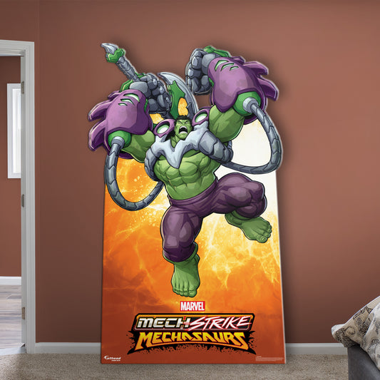 Mech Strike: Mechasaurs: Hulk Life-Size   Foam Core Cutout  - Officially Licensed Marvel    Stand Out