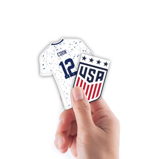 Alana Cook  Player Collection Minis        - Officially Licensed USWNT Removable     Adhesive Decal