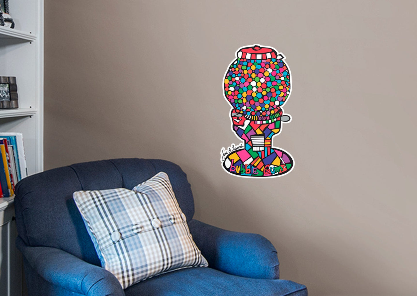 Dream Big Art:  Bubble Machine Icon        - Officially Licensed Juan de Lascurain Removable     Adhesive Decal