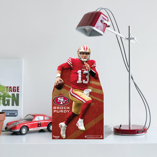 San Francisco 49ers: Brock Purdy Mini   Cardstock Cutout  - Officially Licensed NFL    Stand Out