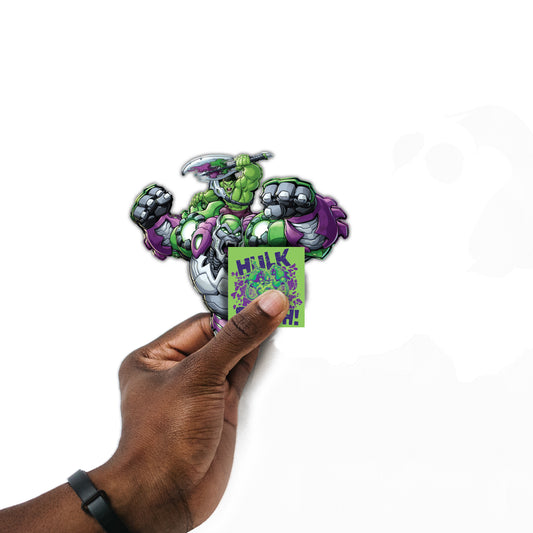 Mech Strike: Mechasaurs: Hulk Minis        - Officially Licensed Marvel Removable     Adhesive Decal