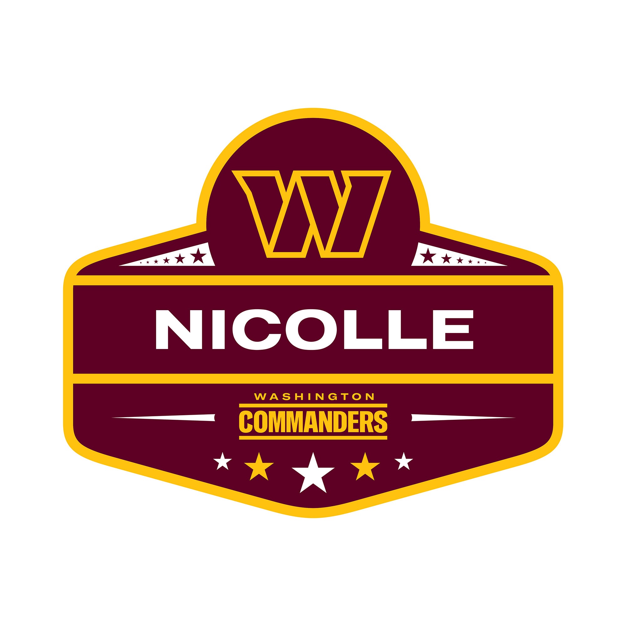 Washington Commanders: 2022 Logo - Officially Licensed NFL Removable  Adhesive Decal