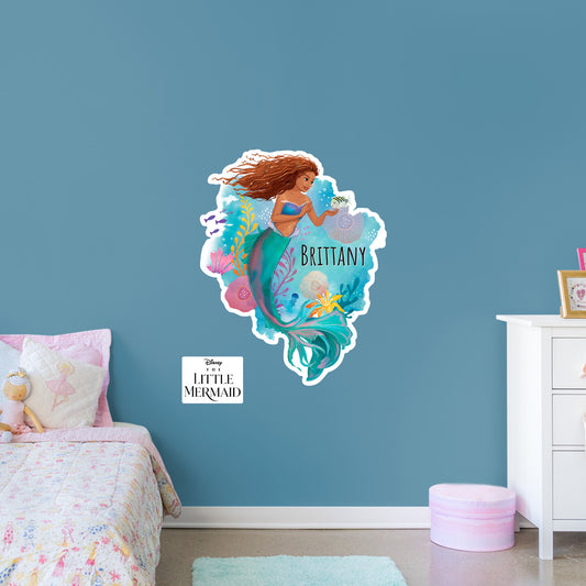 The Little Mermaid: Ariel Personalized Name Icon - Officially Licensed Disney Removable Adhesive Decal