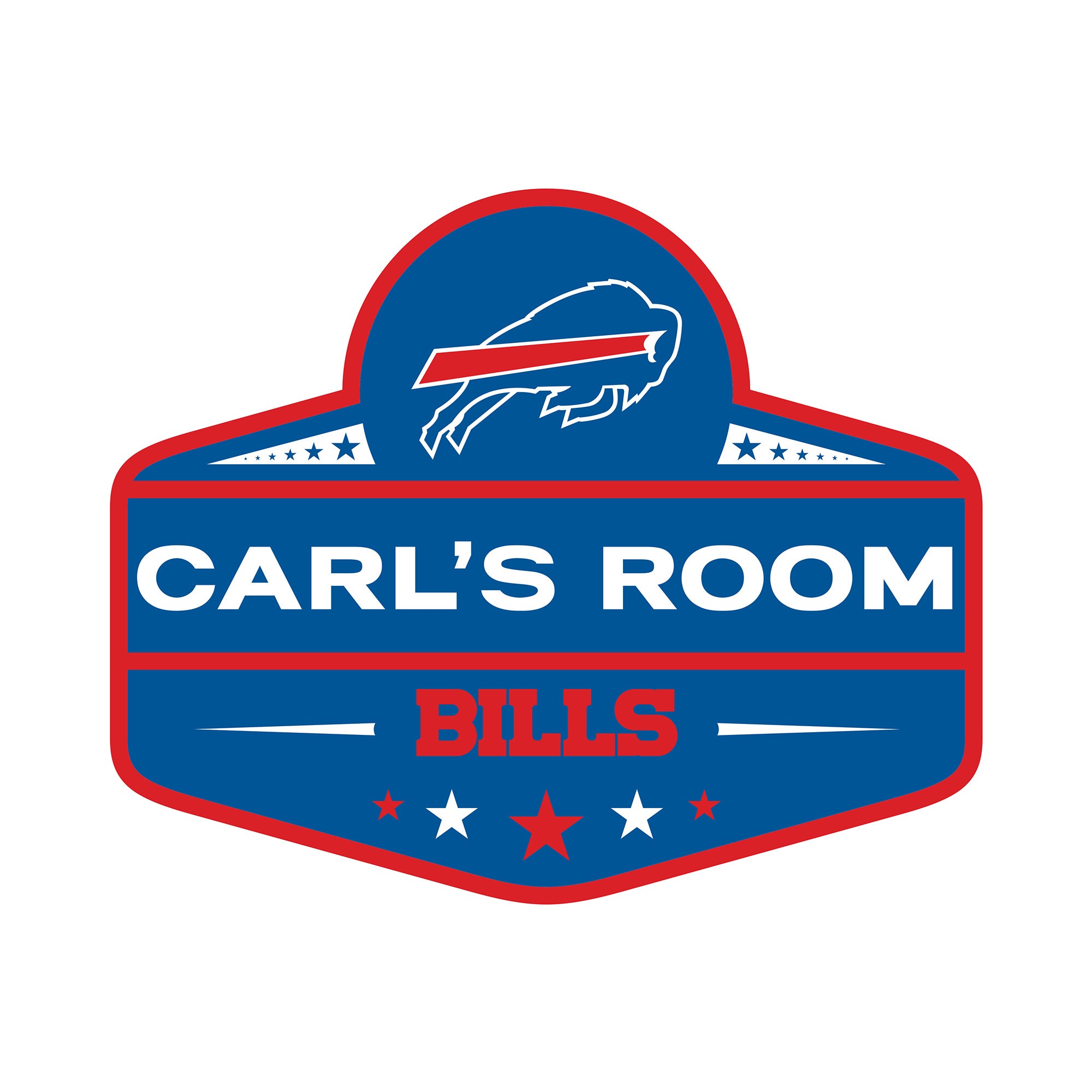 Buffalo Bills: 2023 Badge Personalized Name - Officially Licensed NFL –  Fathead