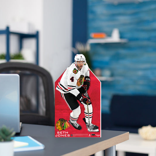Chicago Blackhawks: Seth Jones Mini Cardstock Cutout - Officially Licensed NHL Stand Out
