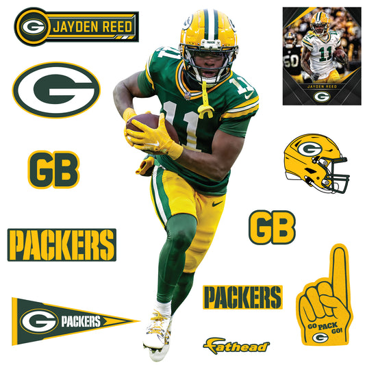 Life-Size Athlete +11 Decals (31"W x 75"H)