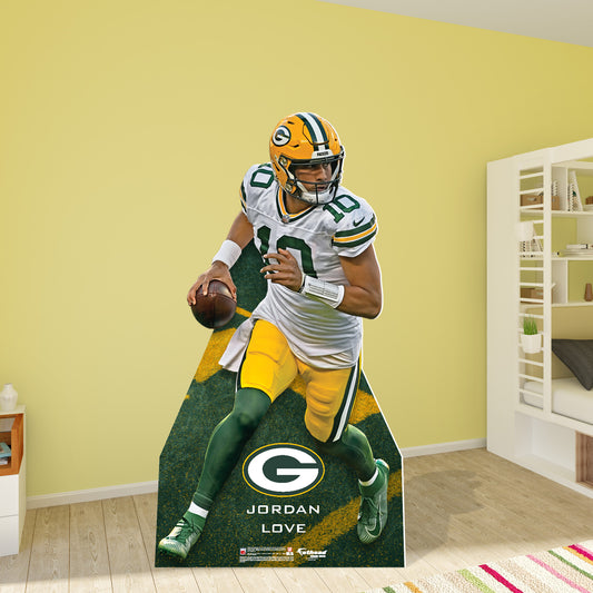 Green Bay Packers: Jordan Love   Life-Size   Foam Core Cutout  - Officially Licensed NFL    Stand Out