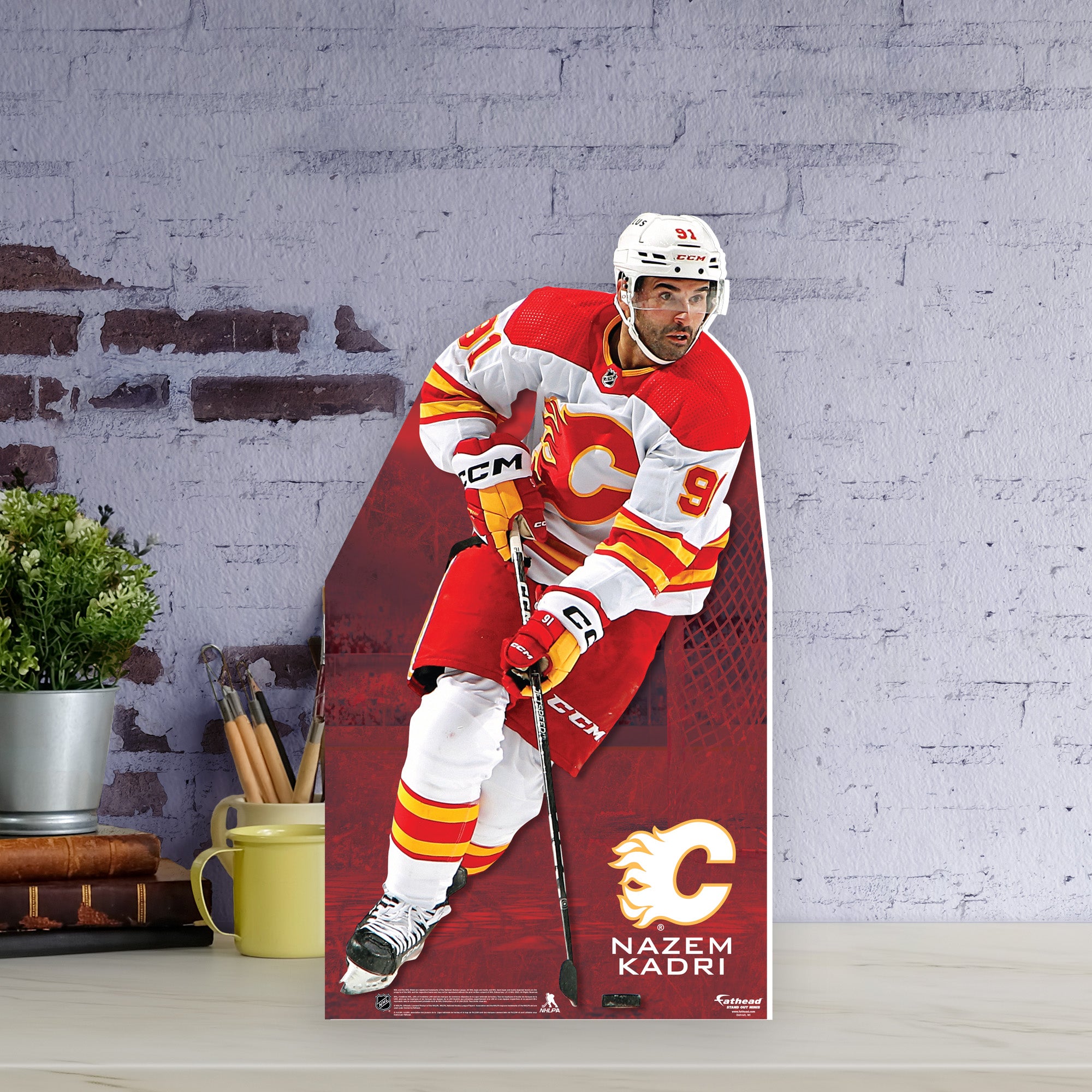 Calgary Flames: Nazem Kadri 2023 Mini Cardstock Cutout - Officially Li –  Fathead