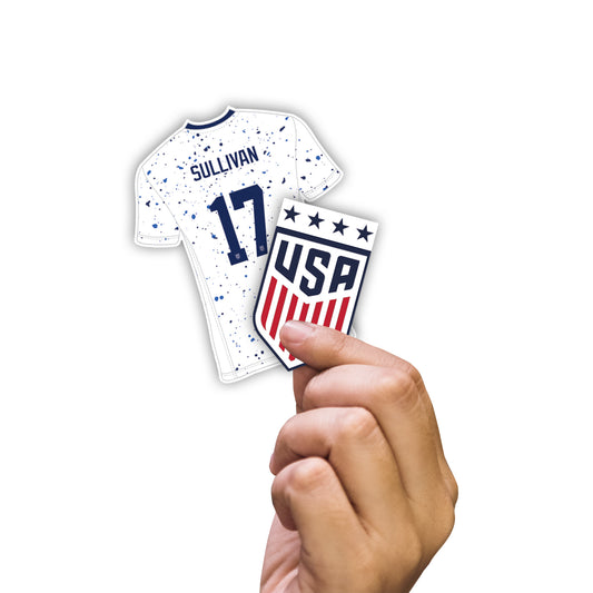 Andi Sullivan  Player Collection Minis        - Officially Licensed USWNT Removable     Adhesive Decal