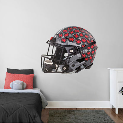 Ohio State U: Ohio State Buckeyes Helmet        - Officially Licensed NCAA Removable     Adhesive Decal