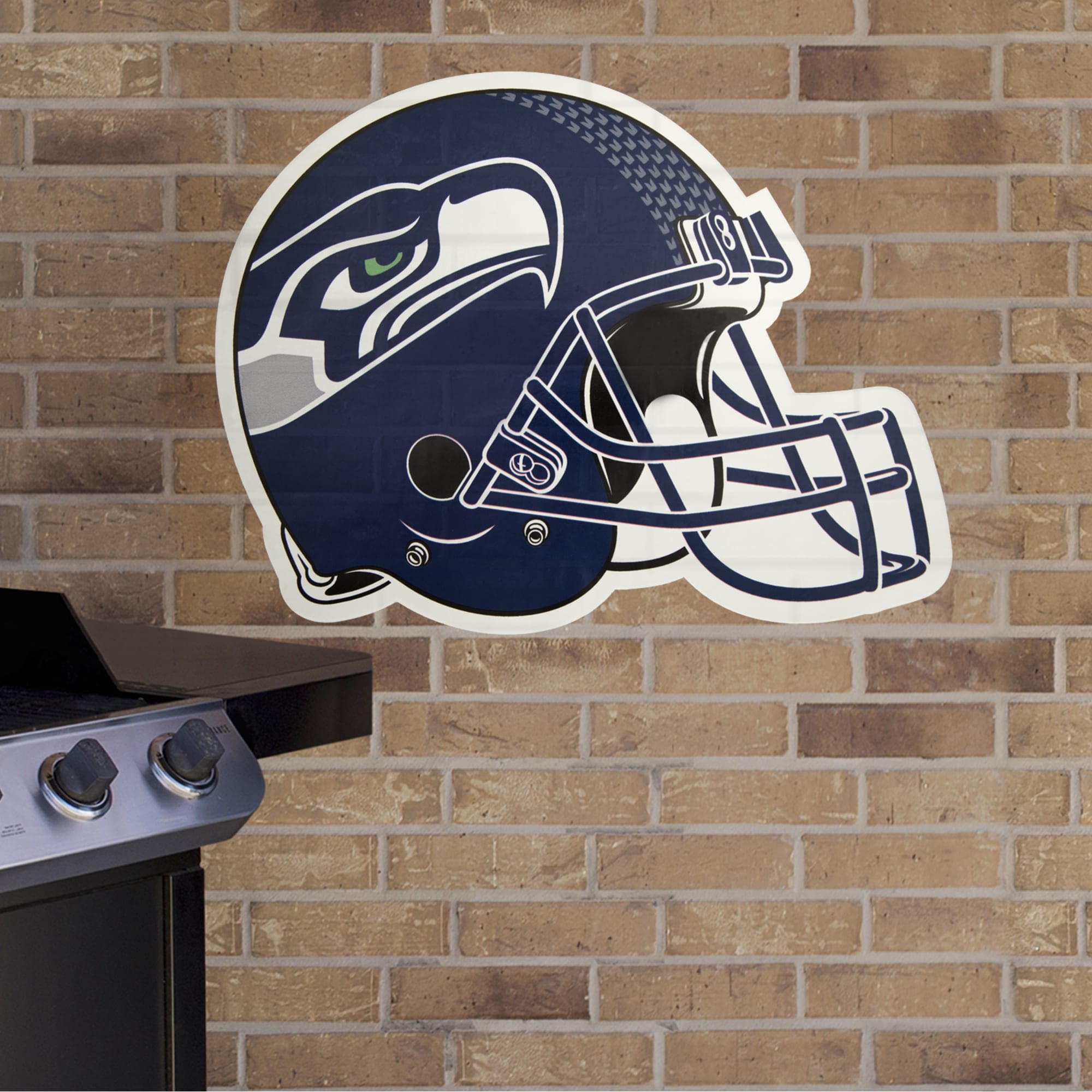 Seattle Seahawks: 2022 Outdoor Helmet - Officially Licensed NFL Outdoo –  Fathead