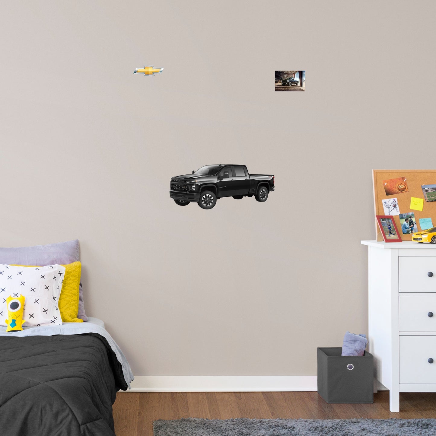 Chevrolet Black Silverado: Officially Licensed GM Removable Wall Decal
