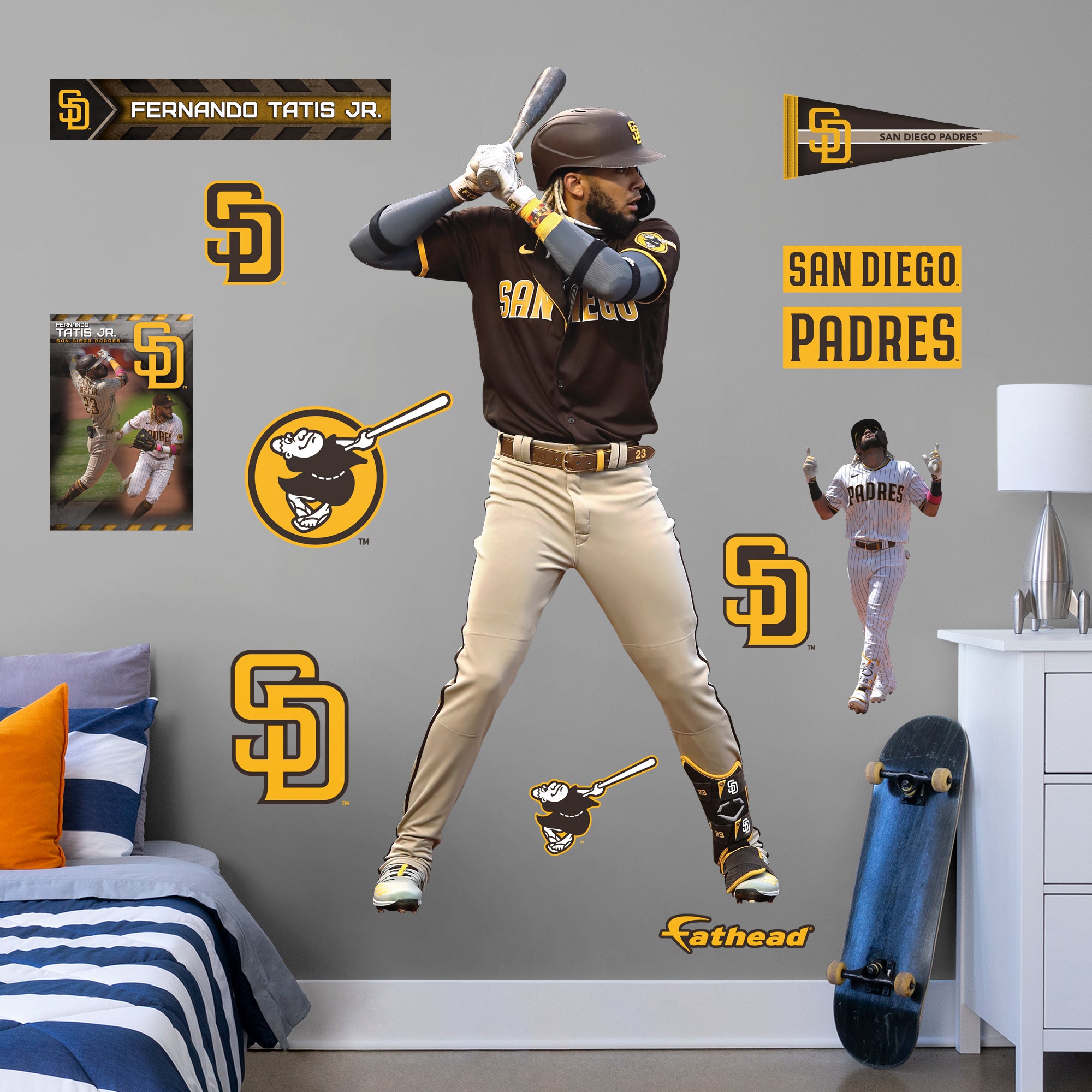 Fernando Tatis Jr. San Diego Baseball | Art Board Print