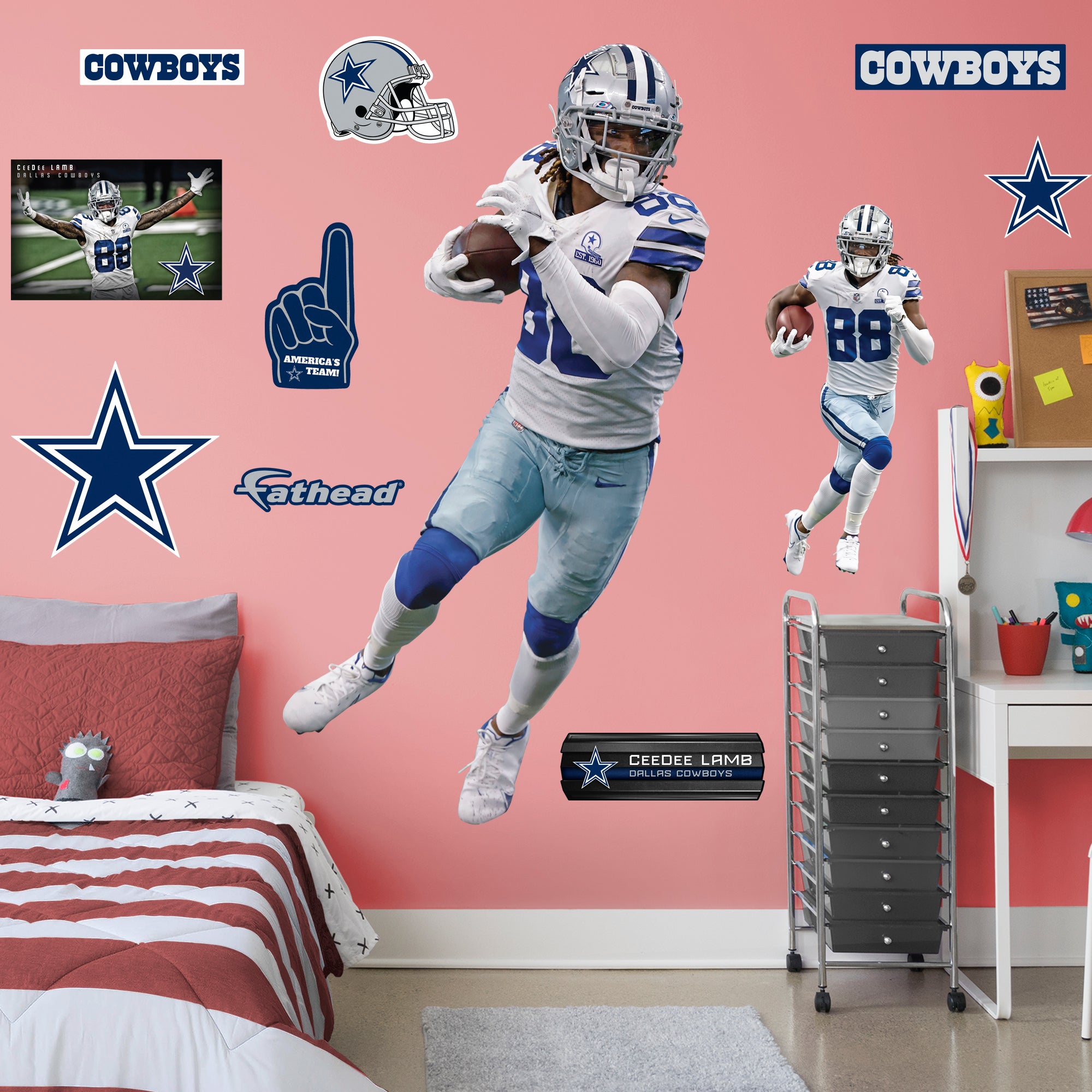 Ceedee Lamb Dallas Cowboys Football Illustrated Art Poster Print, Ceedee  Lamb Poster, Gift for Dallas Cowboys Fans 