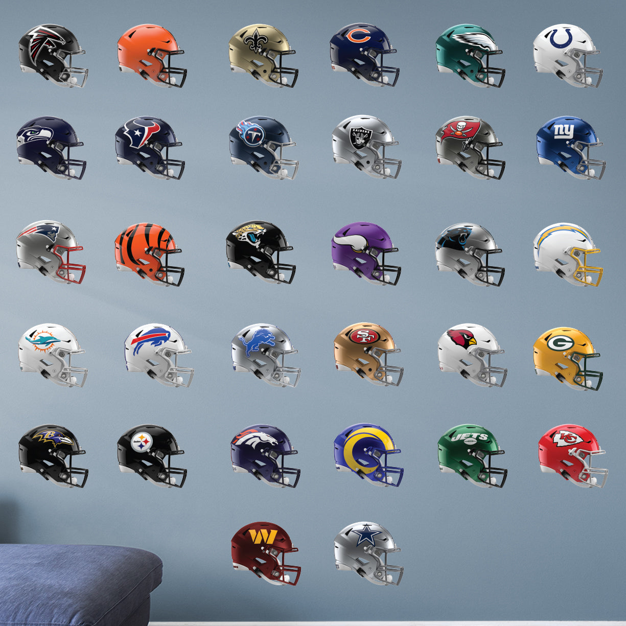 2022 Helmet Collection - Officially Licensed NFL Removable