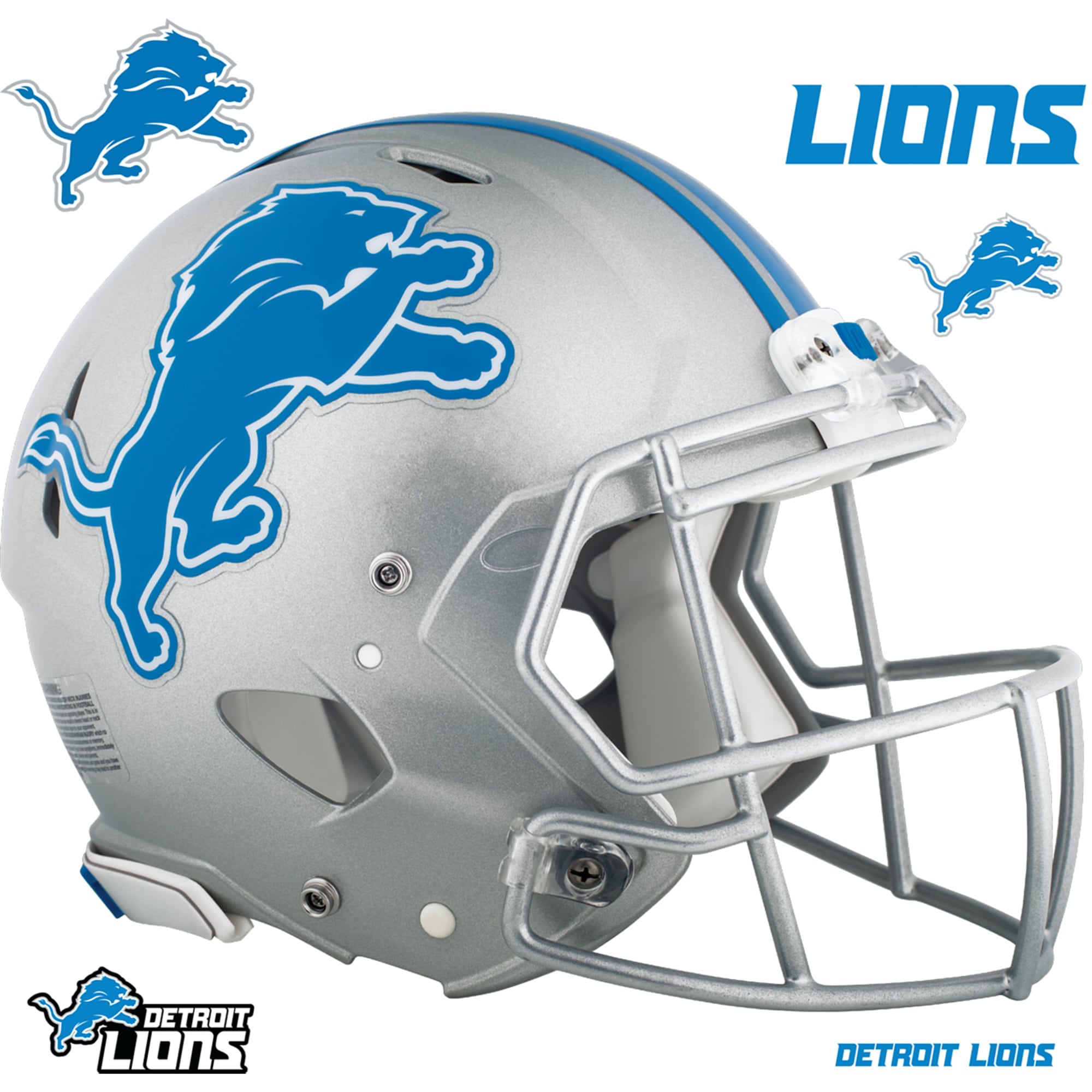 detroit lions helmets