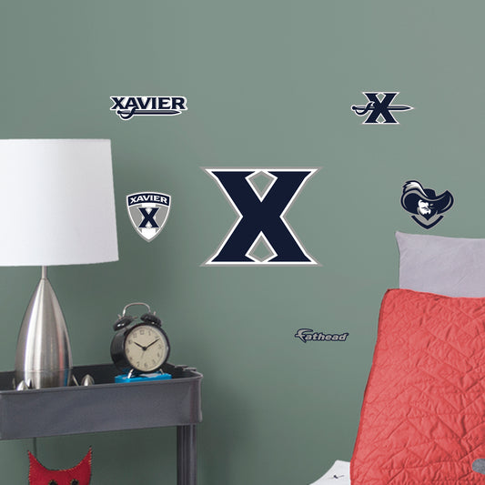 Xavier Musketeers  POD Teammate Logo  - Officially Licensed NCAA Removable Wall Decal