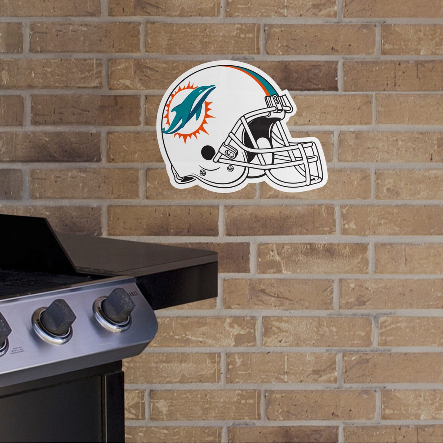Miami Dolphins:  Helmet        - Officially Licensed NFL    Outdoor Graphic