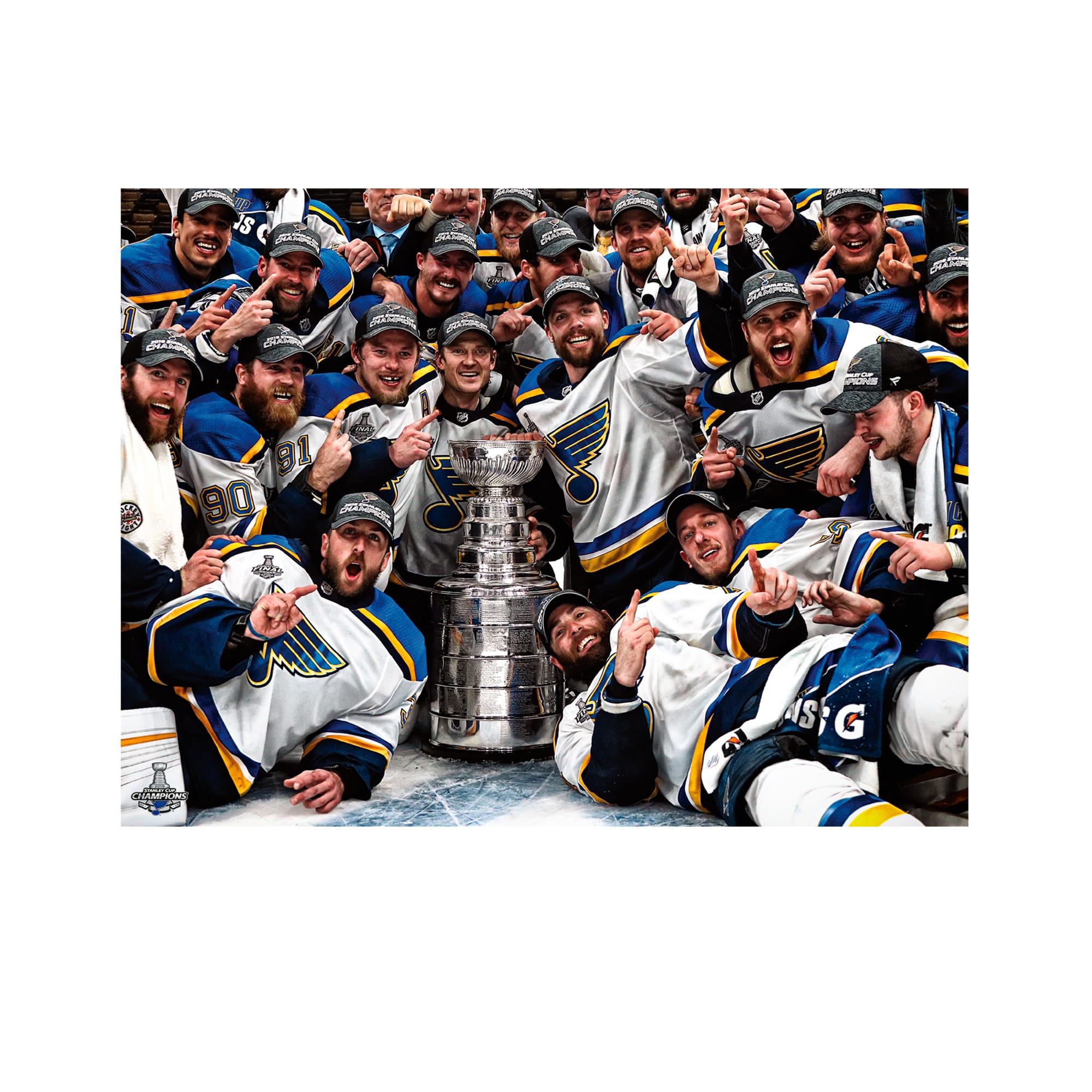 St Louis Blues 2019 Stanley Cup Champions Double UP Decal Sheet
