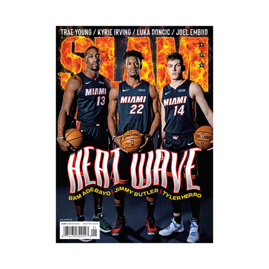 Miami Heat:  Slam Magazine Mural        - Officially Licensed SLAM Removable Wall   Adhesive Decal