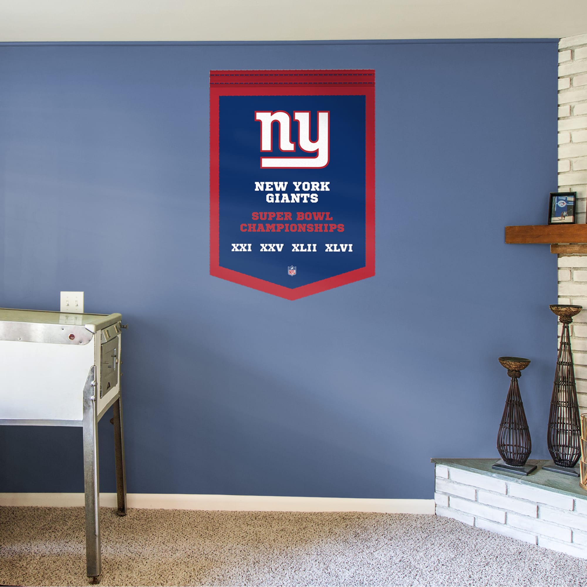 Highland Mint New York Giants 12'' X 15'' Super Bowl Banner