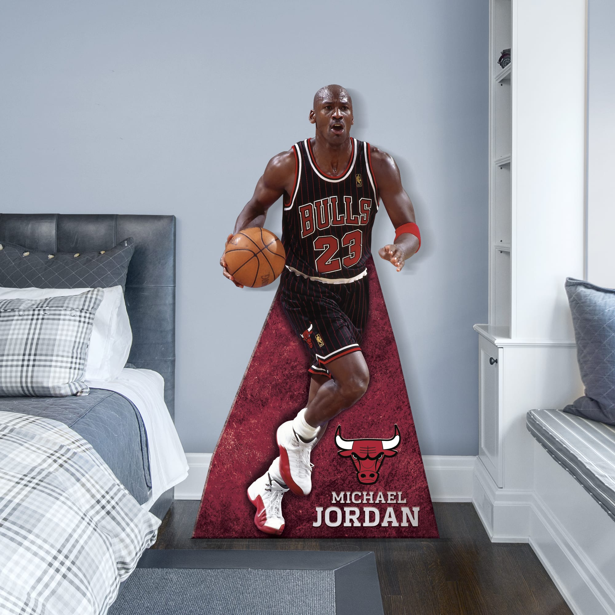 Michael Jordan Unsigned 16x20 Photo Chicago Bulls Jogging White Jersey -  Cardboard Legends