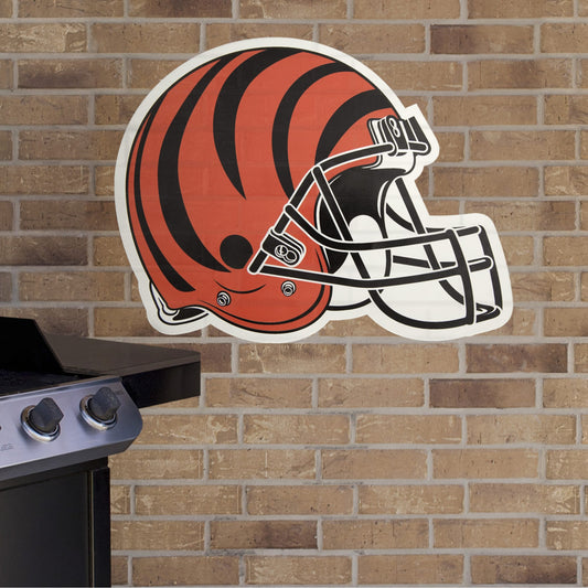 Cincinnati Bengals:  Helmet        - Officially Licensed NFL    Outdoor Graphic