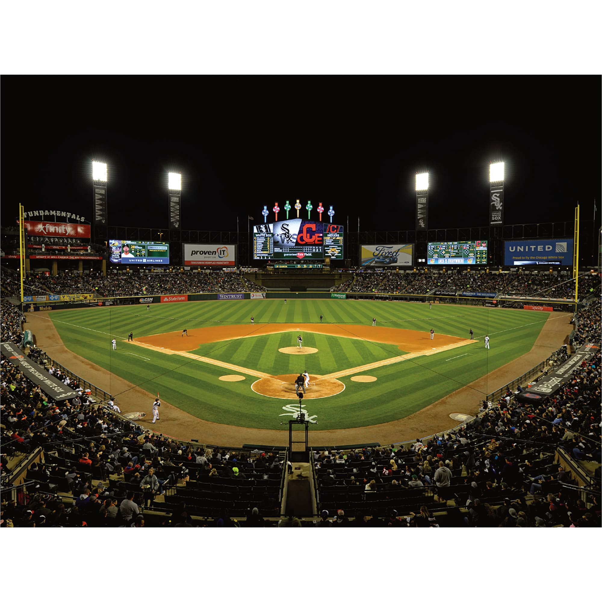 Chicago White Sox U.S. Cellular Field Gallery Wrap Canvas Art 