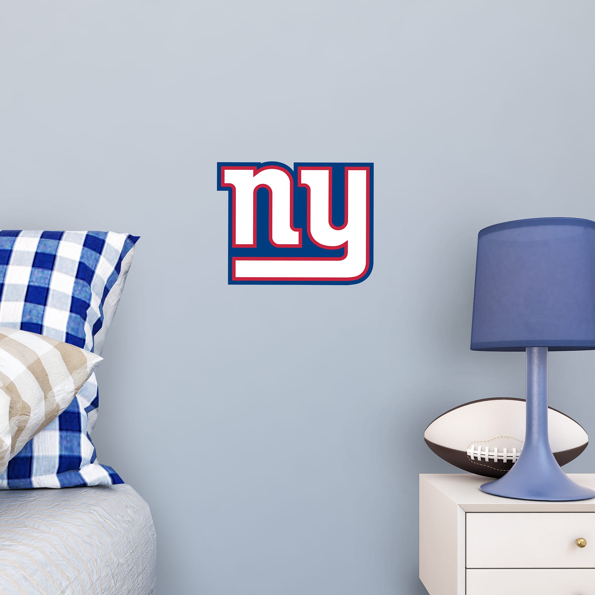 NFL New York Giants 3D Logo Series Wall Art - 12x12 2507439 - The Home Depot