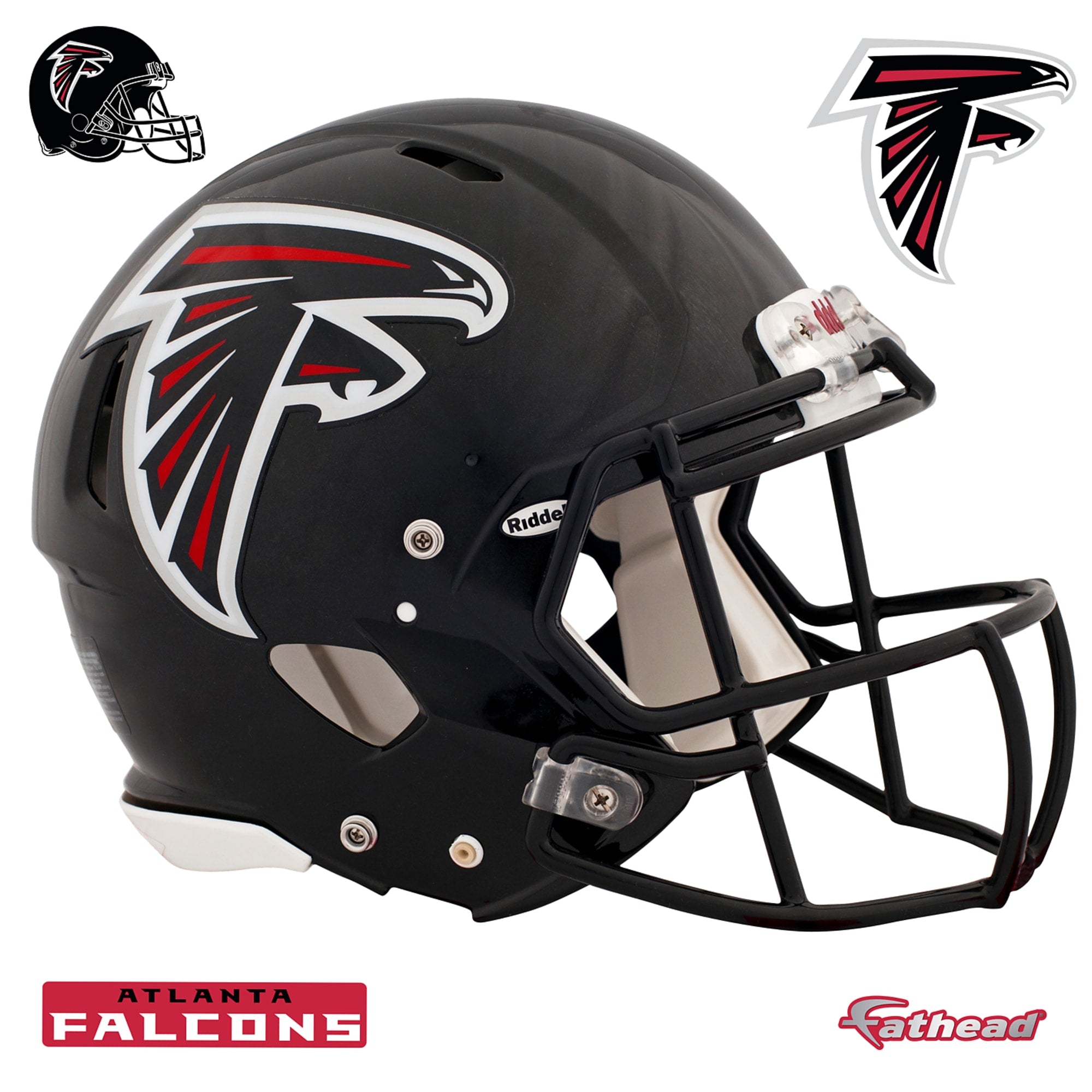 NFL Revolution Helmet Wall Decal, Atlanta Falcons