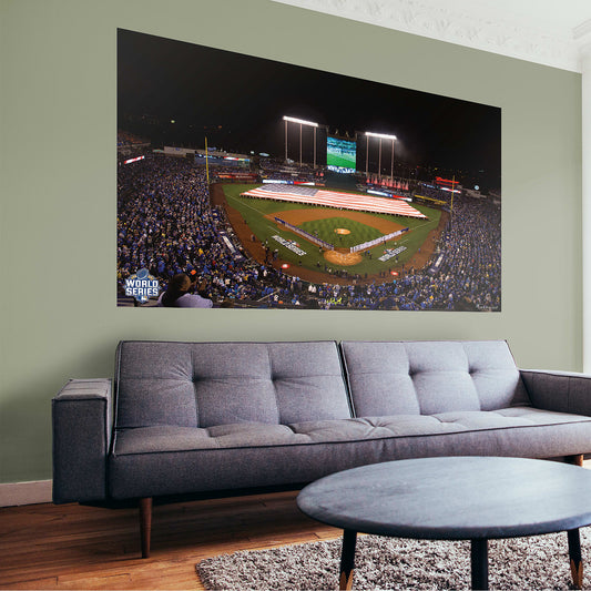 Kansas City Royals:  2015 World Series Stadium Mural        - Officially Licensed MLB Removable Wall   Adhesive Decal