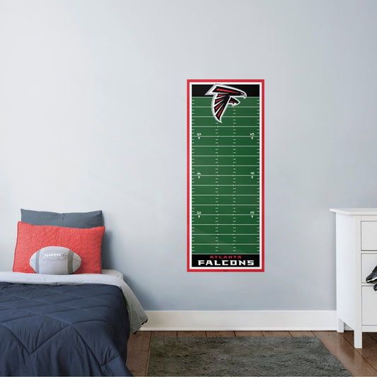 Atlanta Falcons:  Growth Chart        - Officially Licensed NFL Removable Wall   Adhesive Decal