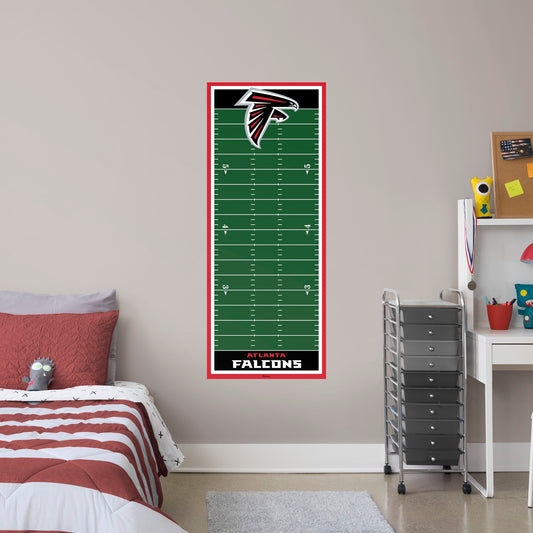 Atlanta Falcons:  Growth Chart        - Officially Licensed NFL Removable Wall   Adhesive Decal