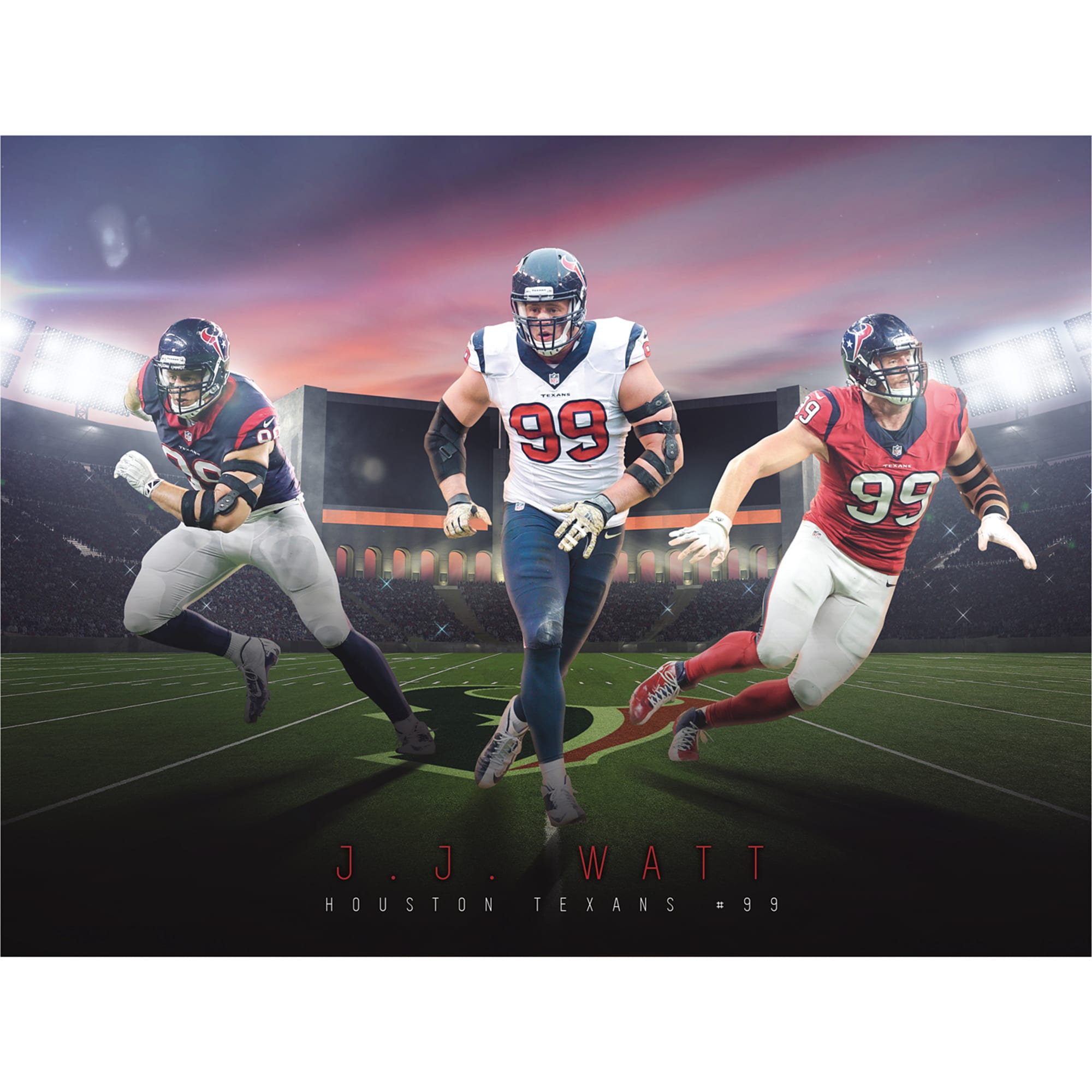 NFL Houston Texans Custom Name And Number Christmas Gift For Fans