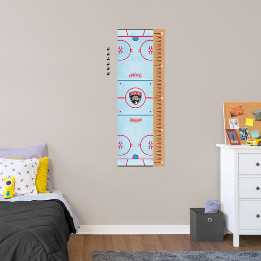 Florida Panthers: Rink Growth Chart - Officially Licensed NHL Removable Wall Graphic